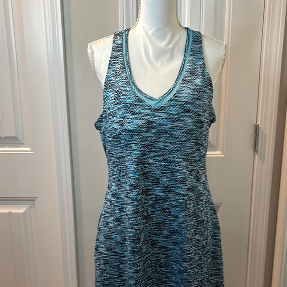 MPG Blue Athletic Sundress Sleeveless Midi Size XL